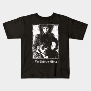 The Sisters Of Mercy /  Gothic Fan Art Design Kids T-Shirt